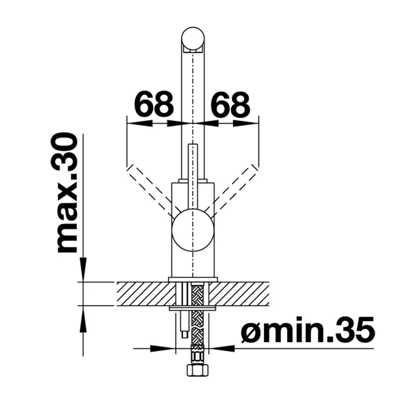 BLANCO MILA Kitchen Sink Mixer