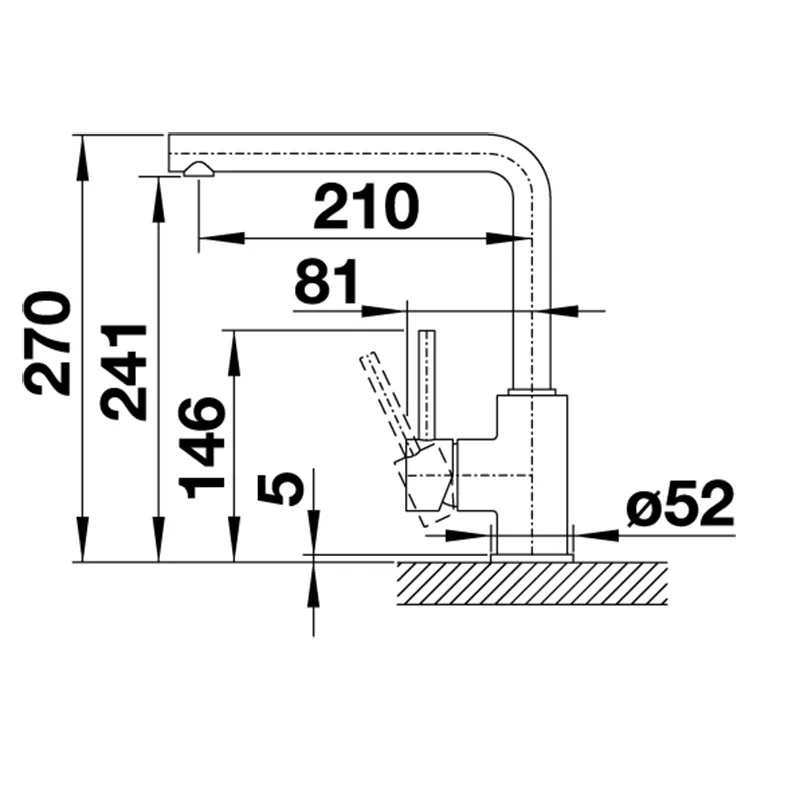 BLANCO MILA Kitchen Sink Mixer