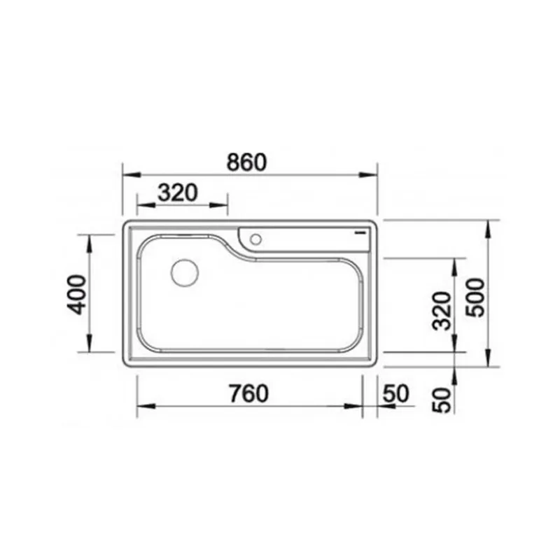 BLANCO Plenta 9 Jumbo Sink
