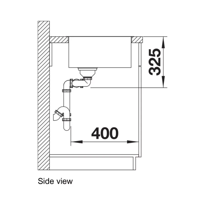 BLANCO Quatrus 400/400-IU Undermount Sink