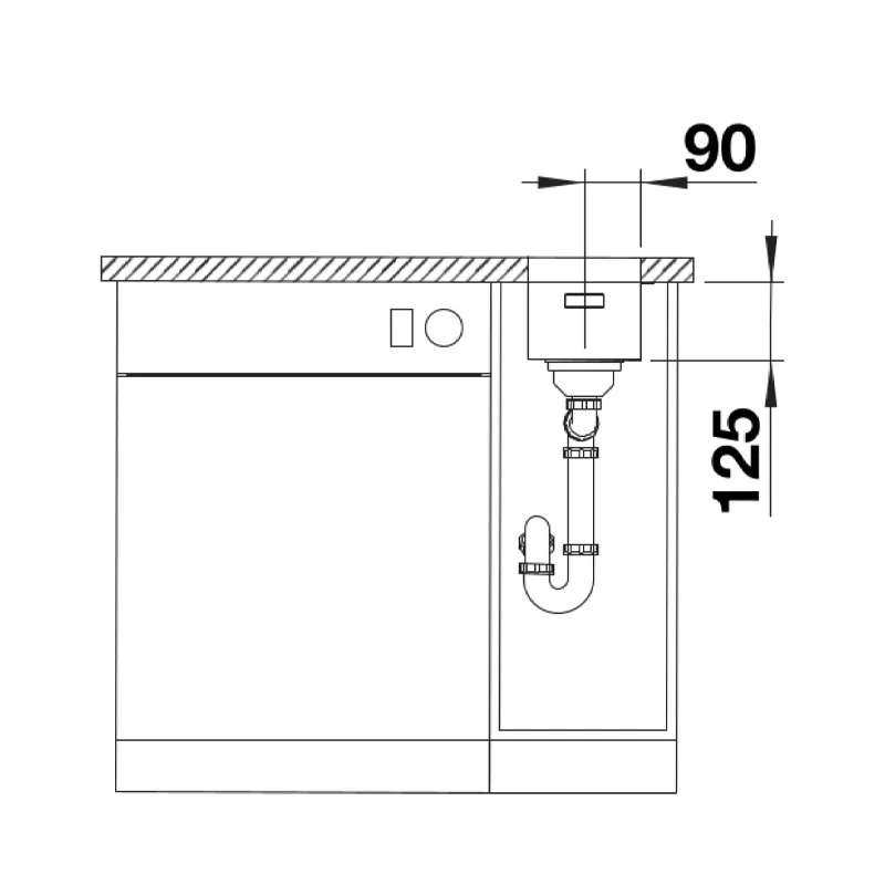 BLANCO Solis 180-U Undermount Stainless Steel Sink