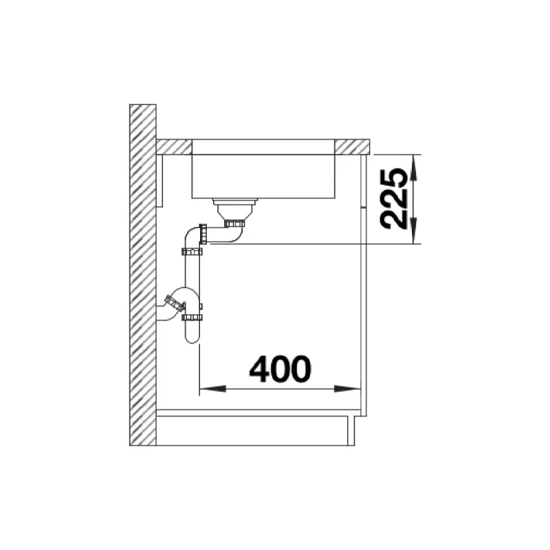 BLANCO Solis 180-U Undermount Stainless Steel Sink