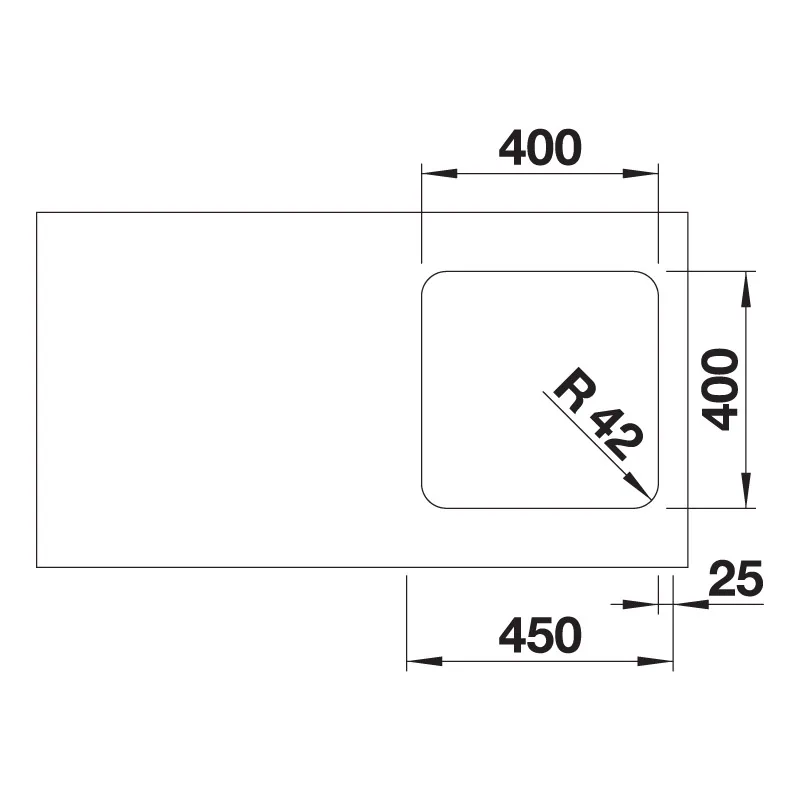 BLANCO Solis 400-U Undermount Stainless Steel Sink