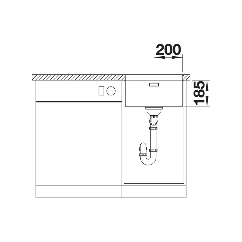 BLANCO Solis 400-U Undermount Stainless Steel Sink