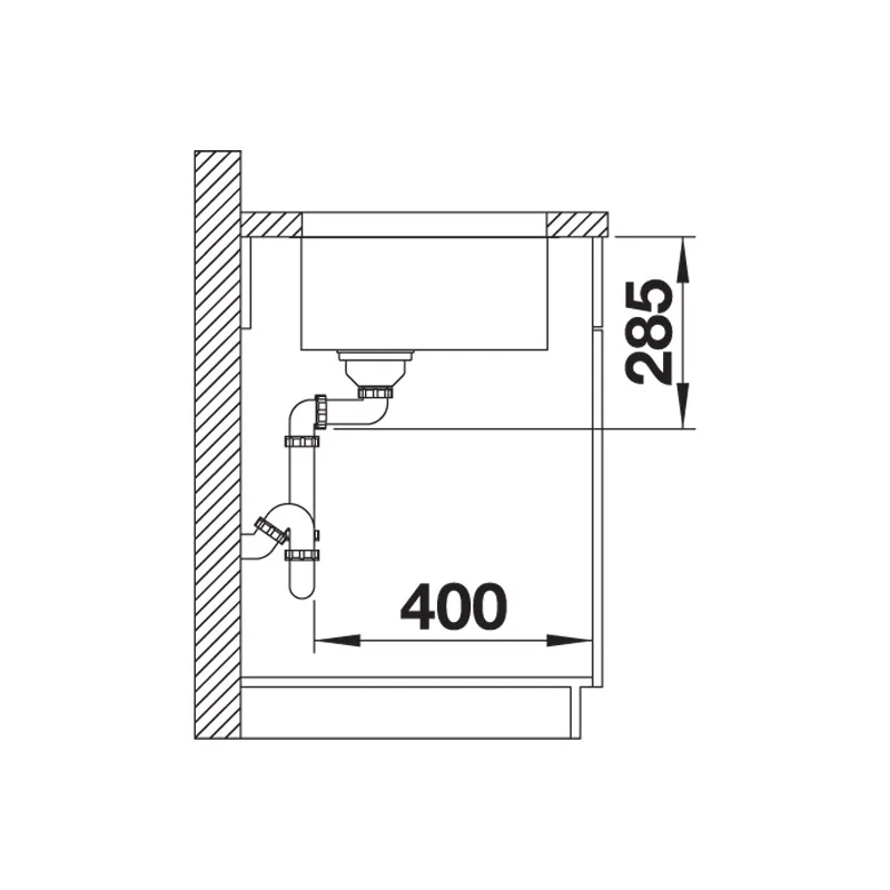 BLANCO Solis 400-U Undermount Stainless Steel Sink