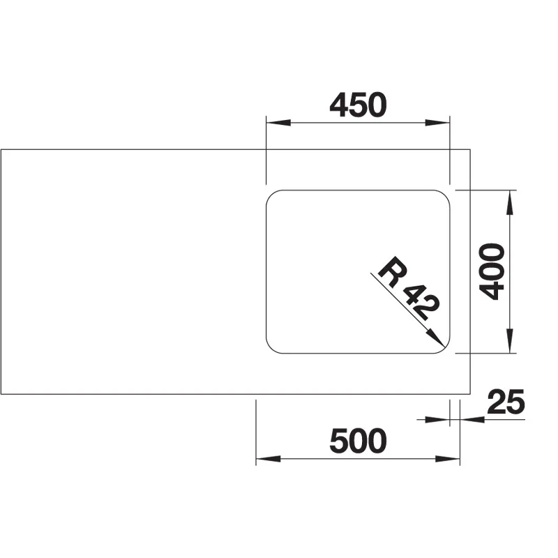 BLANCO Solis 450-U Undermount Stainless Steel Sink