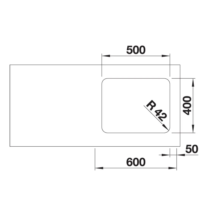BLANCO Solis 500-U Undermount Stainless Steel Sink