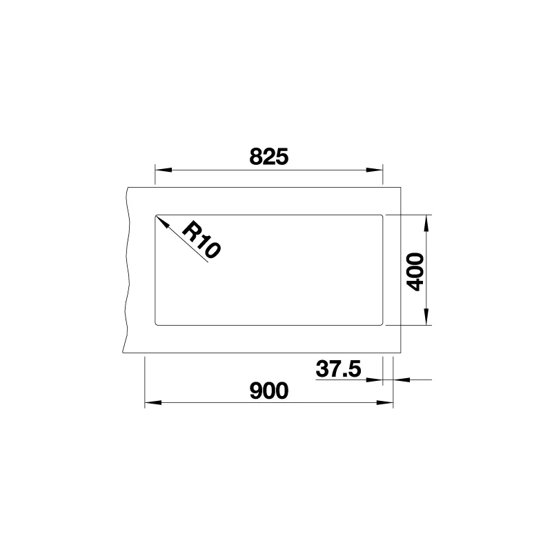 BLANCO Subline 480/320-U Undermount Sink (Black)