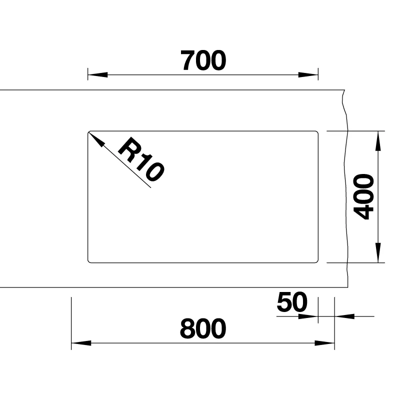 BLANCO Subline 700-U-Level Undermount Sink (Black)