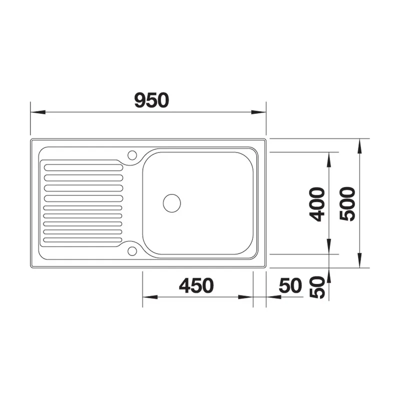 BLANCO TIPO XL-6-S Stainless Steel Sink