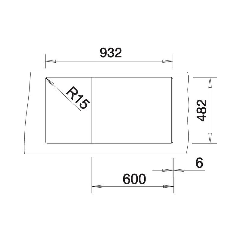 BLANCO TIPO XL-6-S Stainless Steel Sink