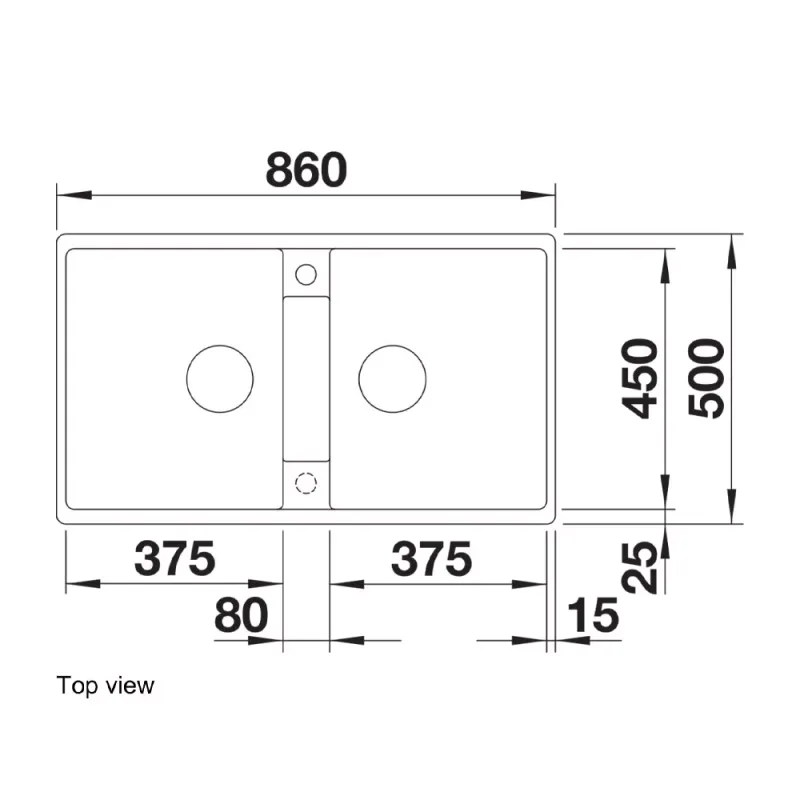 BLANCO Zia 9 Granite Sink (Anthracite)