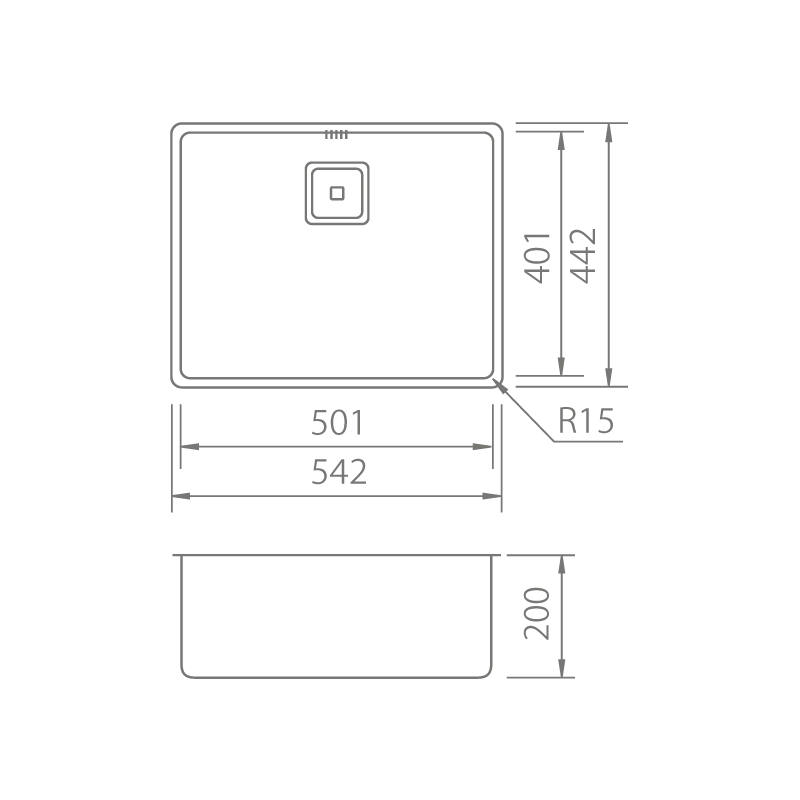 BMR5040 Stainless Steel Kitchen Sink