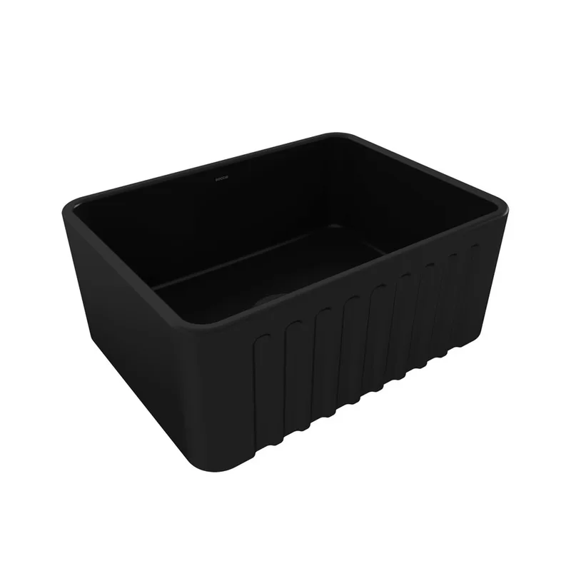 BOCCHI 1099 Lavello Decorated Fireclay Kitchen Sink