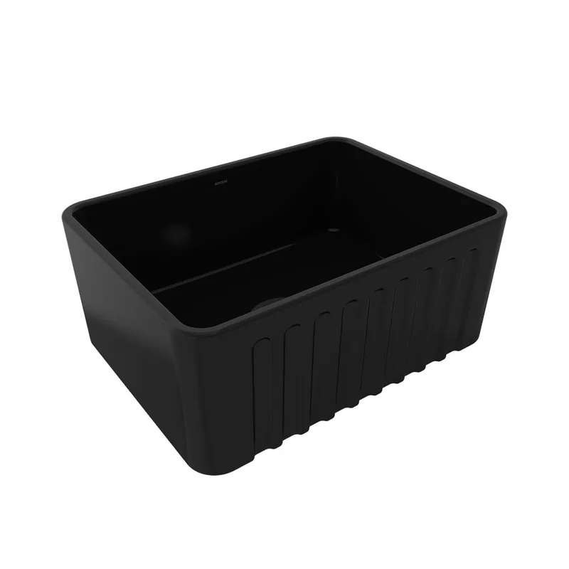 BOCCHI 1099 Lavello Decorated Fireclay Kitchen Sink