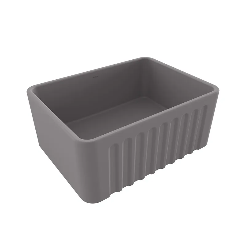 BOCCHI 1099 Lavello Decorated Fireclay Kitchen Sink
