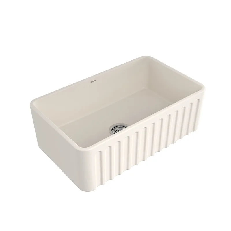 BOCCHI 1602 Lavello Decorated Fireclay Kitchen Sink