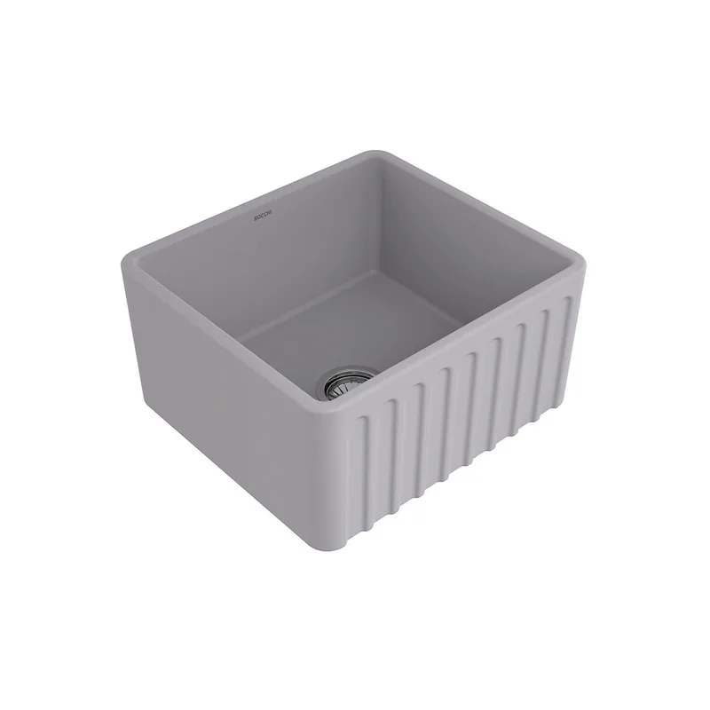 BOCCHI 1603 Lavello Decorated Fireclay Kitchen Sink