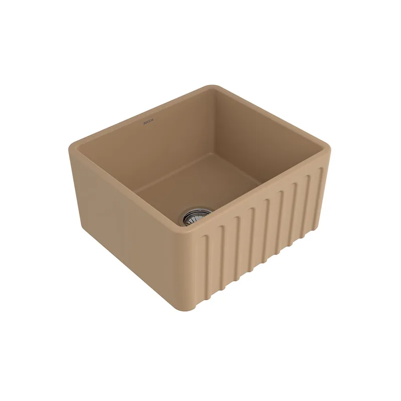 BOCCHI 1603 Lavello Decorated Fireclay Kitchen Sink