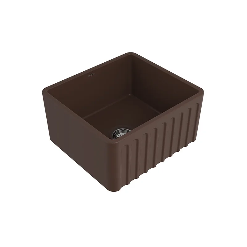 BOCCHI 1603 Lavello Decorated Fireclay Kitchen Sink