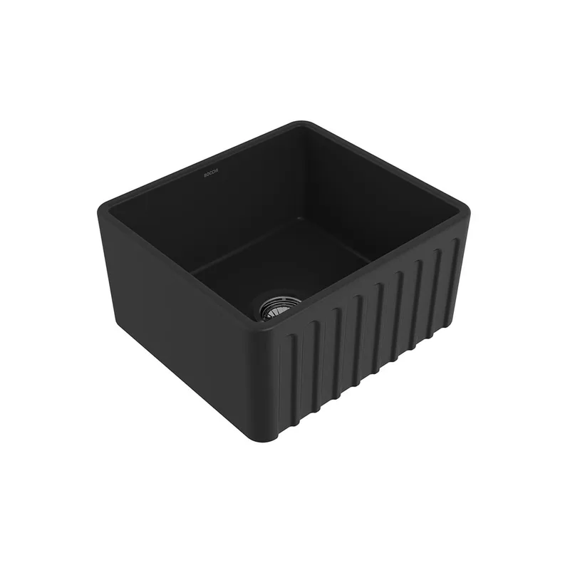 BOCCHI 1603 Lavello Decorated Fireclay Kitchen Sink