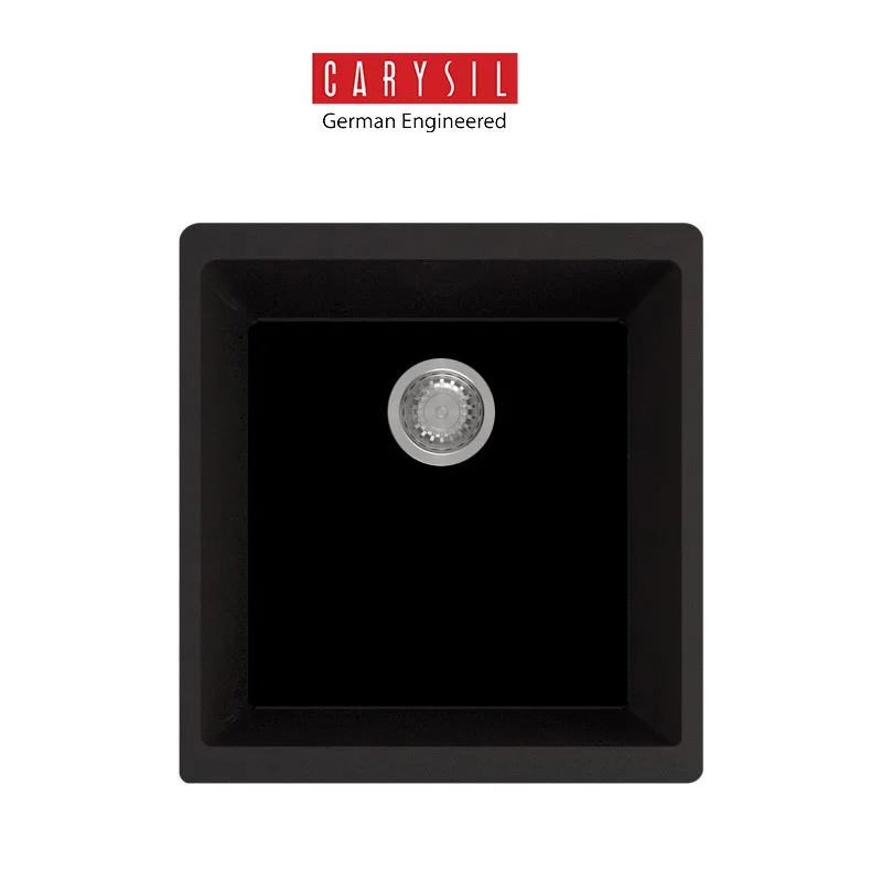 Carysil Enigma N100M Granite Kitchen Sink (Nera)