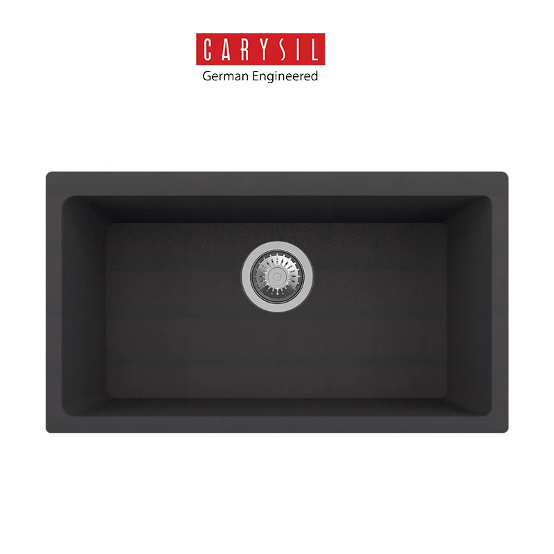 Carysil Jumbo 780-U Undermount Granite Sink (Nera)