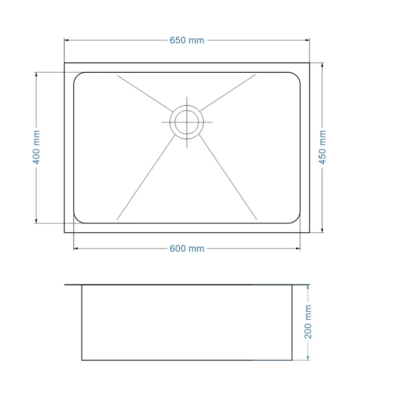 Carysil RXQ-650 Stainless Steel Kitchen Sink