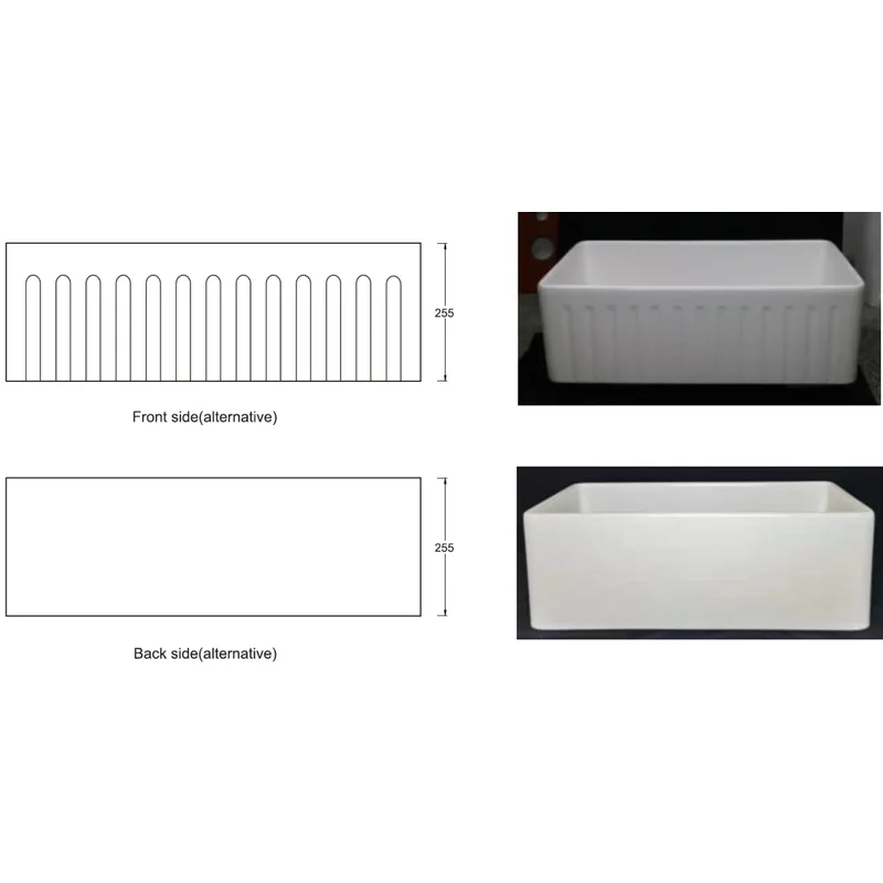 Dundee Fluted Fireclay Sink