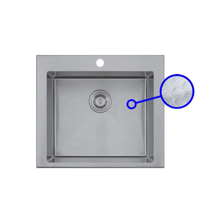 Bacera EKS-ST48-HCSS 316 Stainless Steel Honeycomb Sink