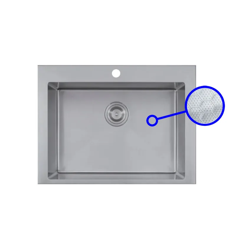 Bacera EKS-ST58-HCSS 316 Stainless Steel Honeycomb Sink