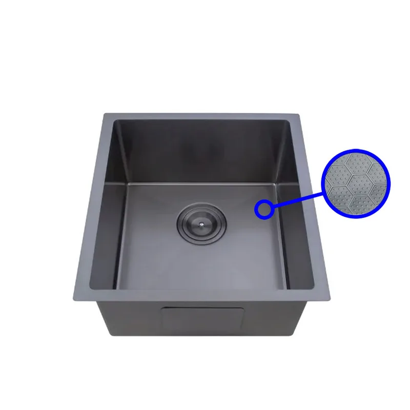 EKS-SU38-HCGM 316 Stainless Steel Honeycomb Sink (Gun Metal)