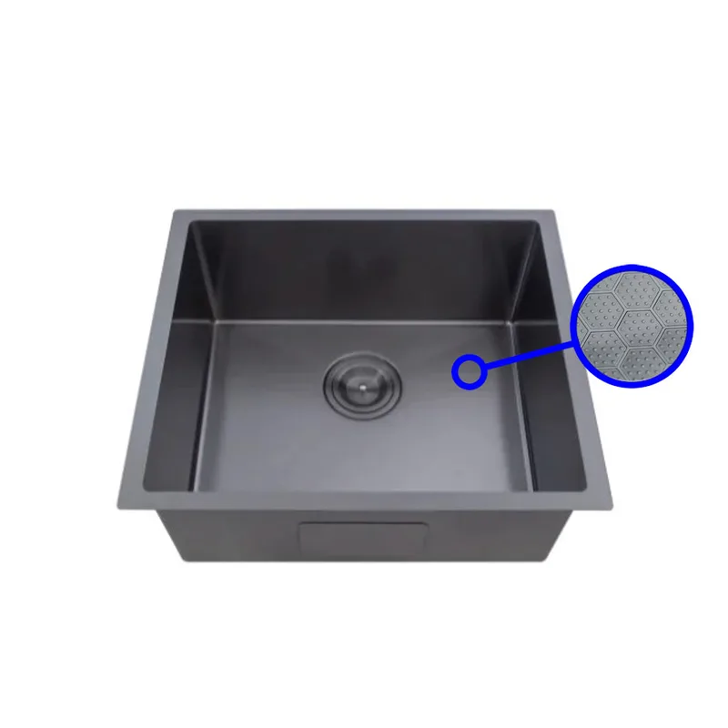 EKS-SU48-HGGM 316 Stainless Steel Honeycomb Sink (Gun Metal)