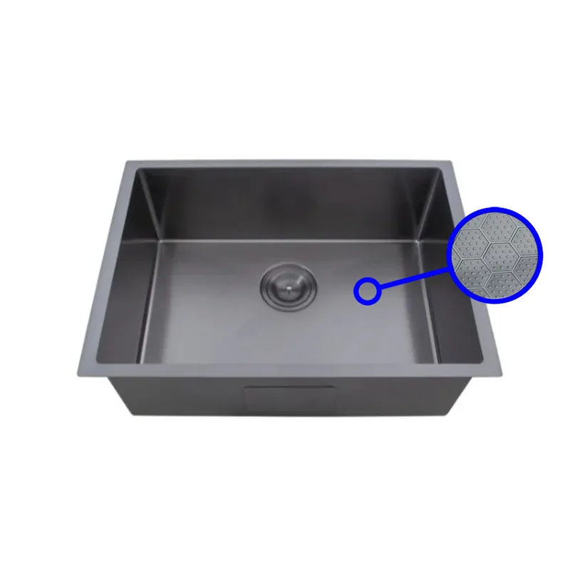 EKS-SU58-HCGM 316 Stainless Steel Honeycomb Sink (Gun Metal)