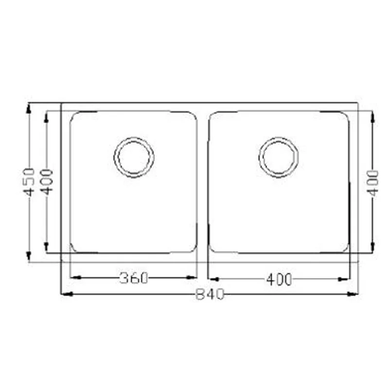 Elkay EC22102U Stainless Steel Sink