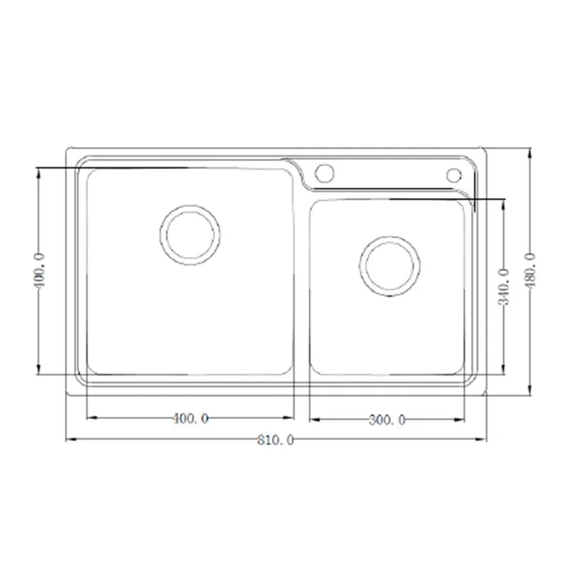 Elkay EC32213 Stainless Steel Sink