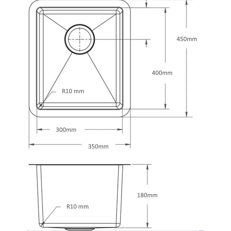 Elkay EC3545 Stainless Steel Sink