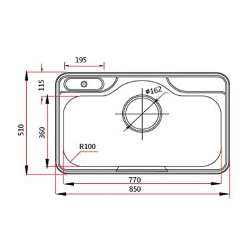 Elkay ELX610-85BP Kitchen Sink