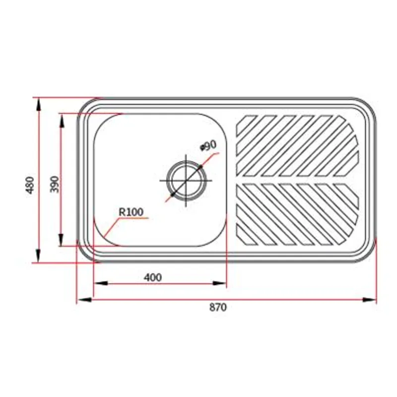 Elkay ELX611-S Kitchen Sink