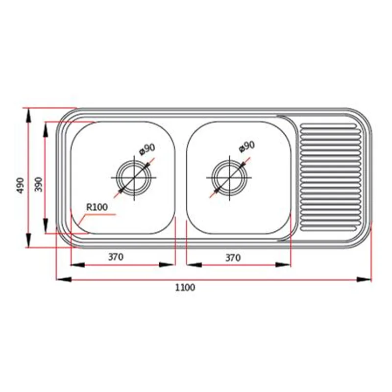 Elkay ELX621-DS Kitchen Sink