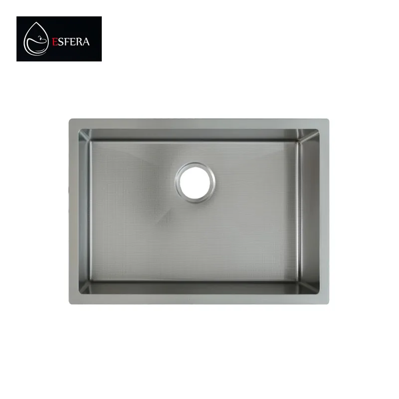 Esfera EKS-6045-NSS Stainless Steel Embossed Nano Kitchen Sink