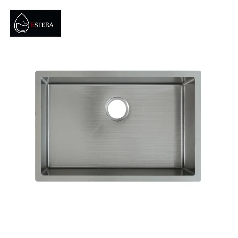 Esfera EKS-7545-NSS Stainless Steel Embossed Nano Kitchen Sink