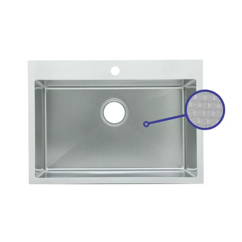 Fidelis FSD-22601HC Honeycomb Nano Stainless Steel Kitchen Sink