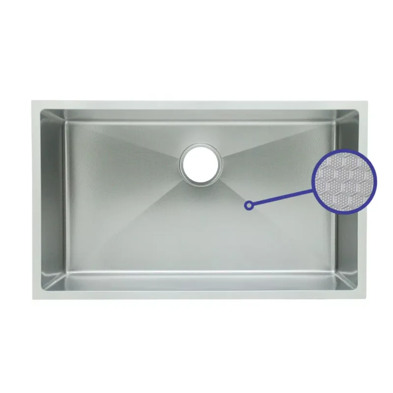 Fidelis FSD-22625HC Honeycomb Nano Stainless Steel Kitchen Sink