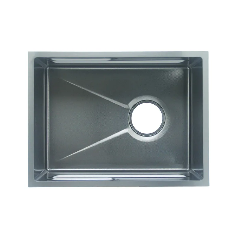 Fidelis FSD-53071NL-BK Stainless Steel Embossed Nano Kitchen Sink (Black)