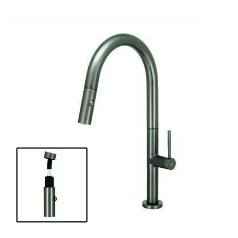 Fidelis FT-67B5-HGM Pull-Out Sink Mixer (Gun Metal)