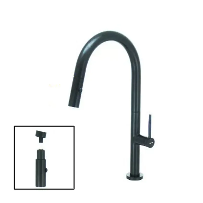 Fidelis FT-67B5C-BK Pull-Out Sink Tap (Black)