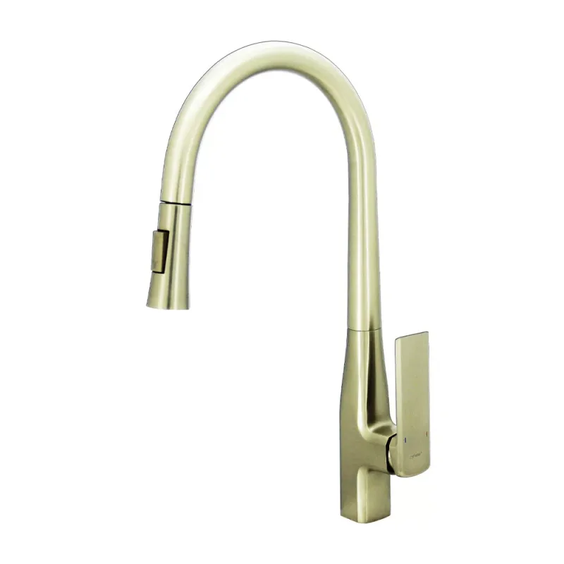 Fidelis FT-7185A-HBG Kitchen Sink Mixer (Brushed Gold)