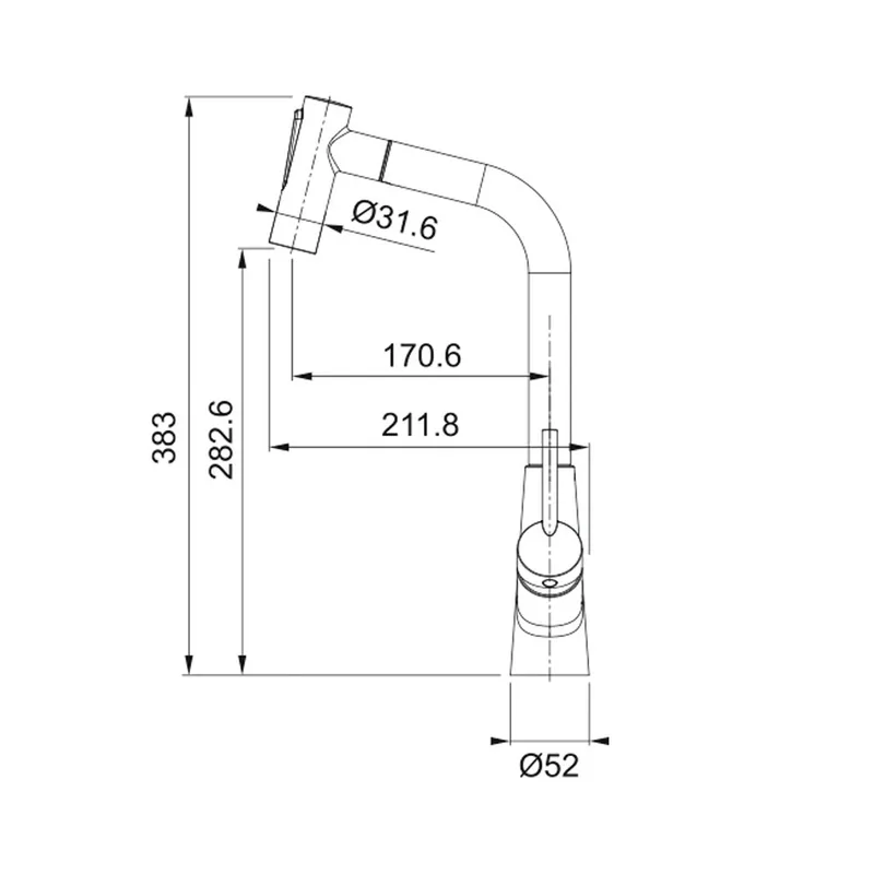 Franke CT992C Sink Mixer