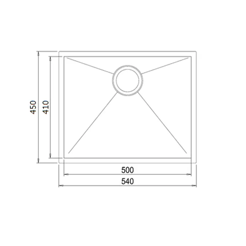 Franke PZX-110-50 Stainless Steel Kitchen Sink